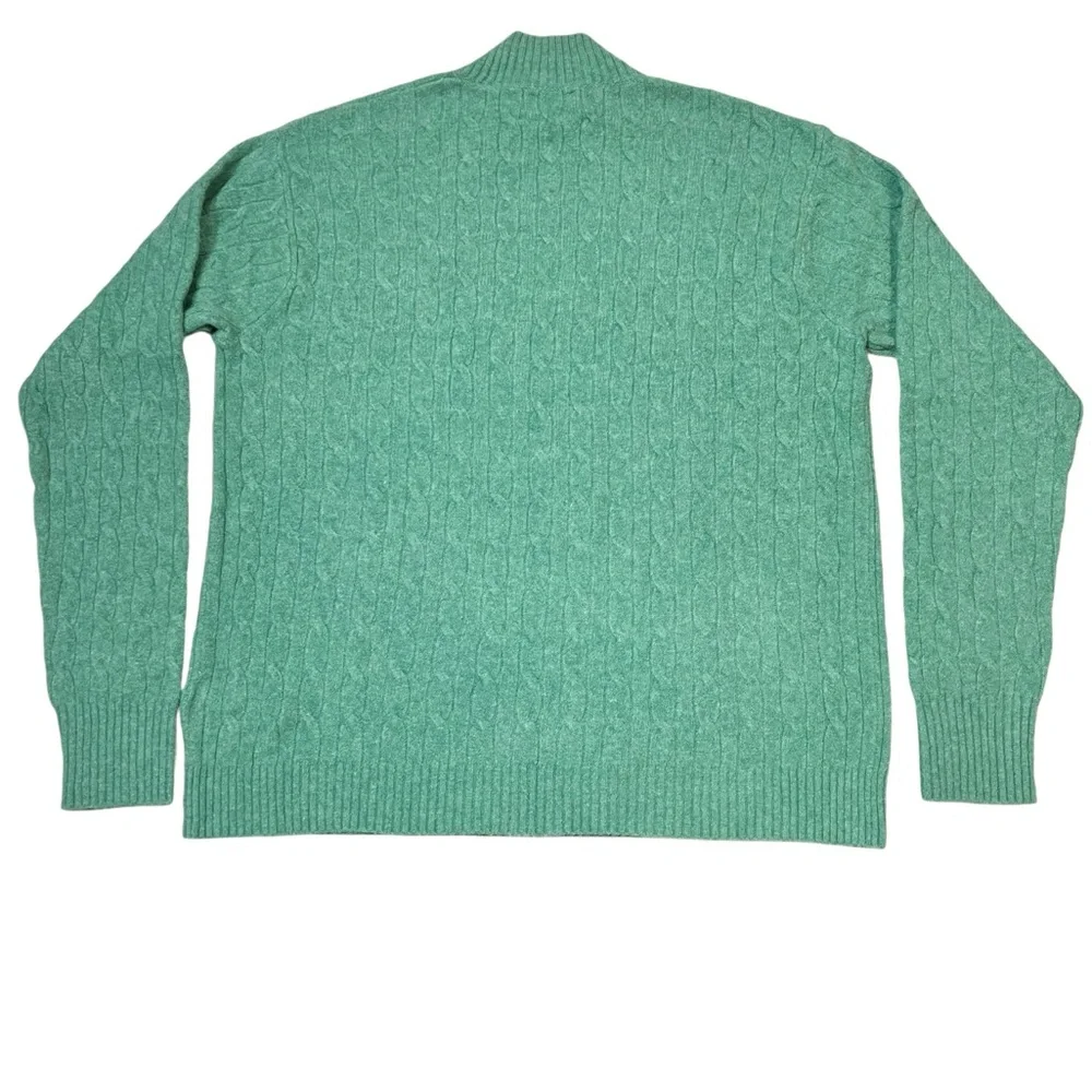 J. Crew Cable-Knit Mockneck Sweater